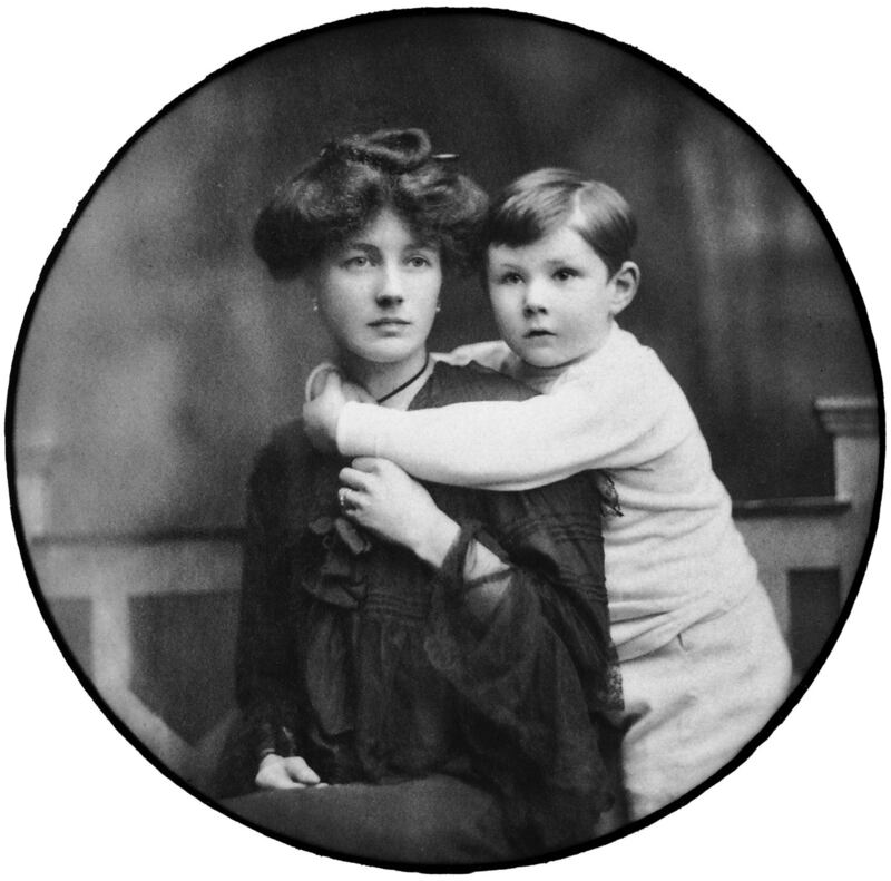 Francis Bacon age approx 4 with his mother Winnifred Bacon, Courtesy the Estate of Francis Bacon