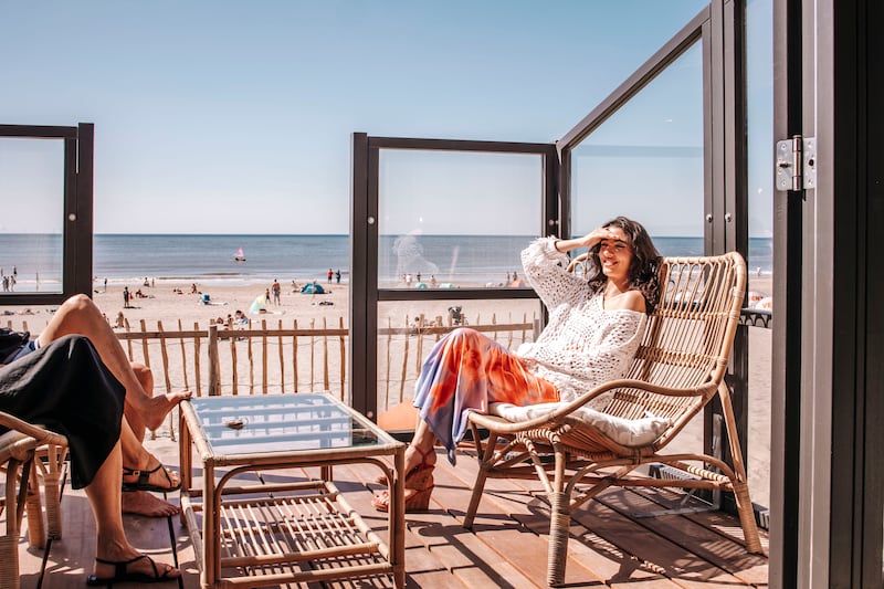 Venti Beach houses in Zandvoort, Amsterdam. Photograph: Fotostudio Zandvoort