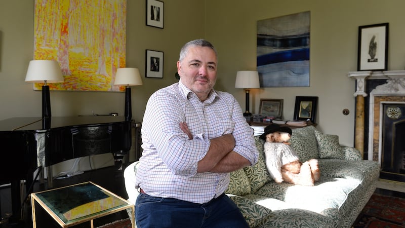 Yes, squire: Corrigan in a reception room at Virginia Park Lodge