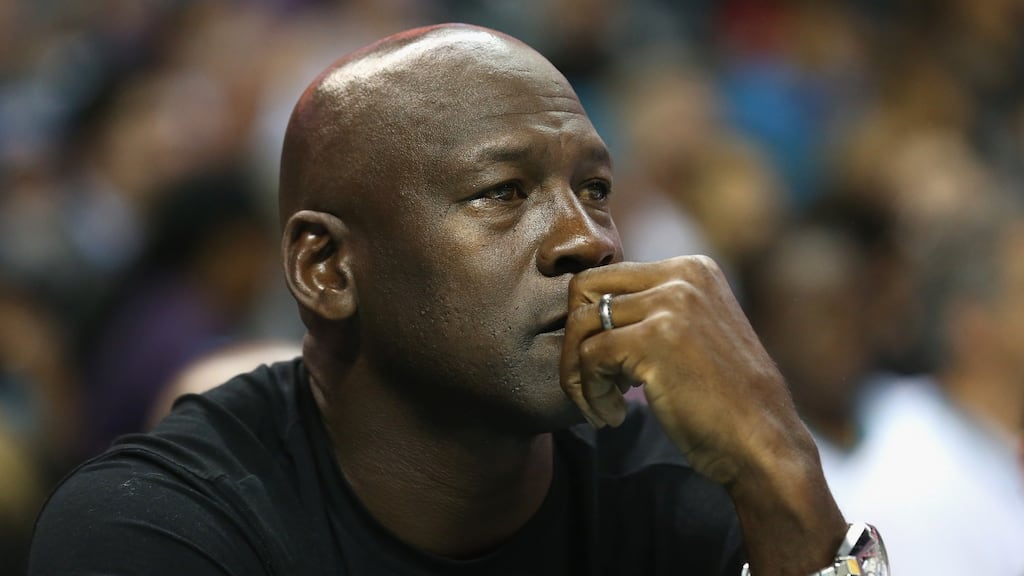 Michael Jordan has reportedly played a key role in negotiations in the wake of the NBA boycott. Photograph:  Streeter Lecka/Getty