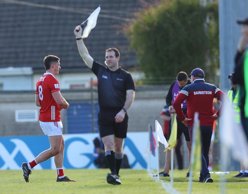 Cork's Colm O'Callaghan was sent off against Meath but still made a big impact. Photograph: Tom O'Hanlon/Inpho