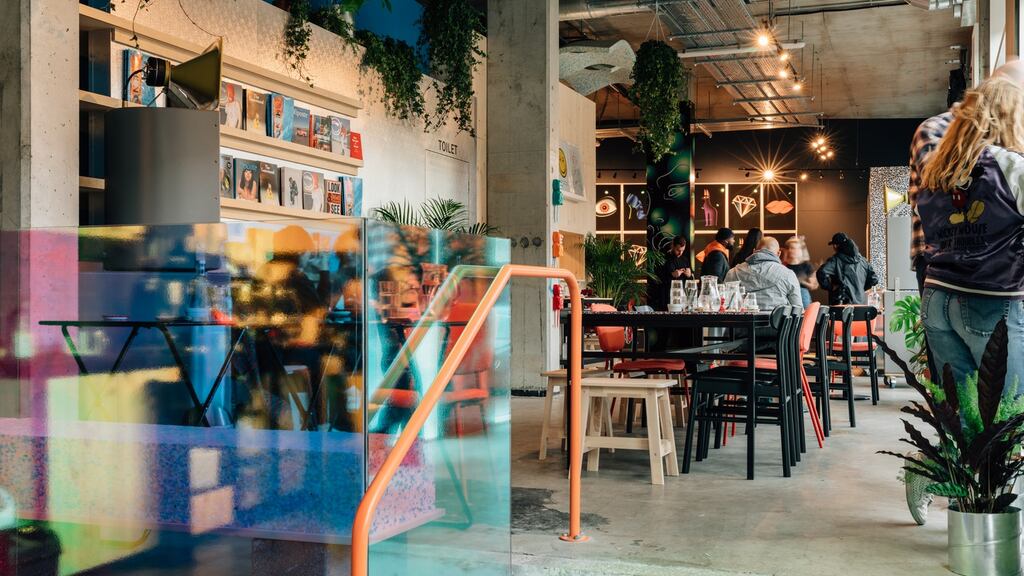 Hen’s Teeth Diner in Dublin 8: the diner’s lunchtime offering of soup, salads and sandwiches is more exciting than it sounds. Photograph: Starick