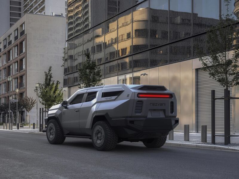 Watch out road: The Rezvani Vengeance was designed by the California-based company founded by Ferris Rezvani, whose father was an F4 Phantom fighter pilot in the Iranian air force. Photograph: Rezvani Motors