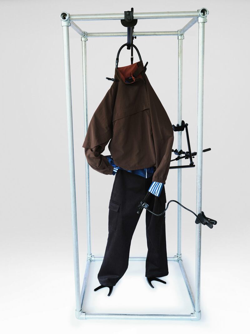 Robyn Lynch technical pull over jacket (€320) and cotton drill cargo trouser (€175)