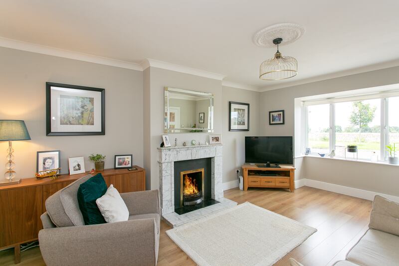 Formal living room to the front. Photograph: Brian Dempsey