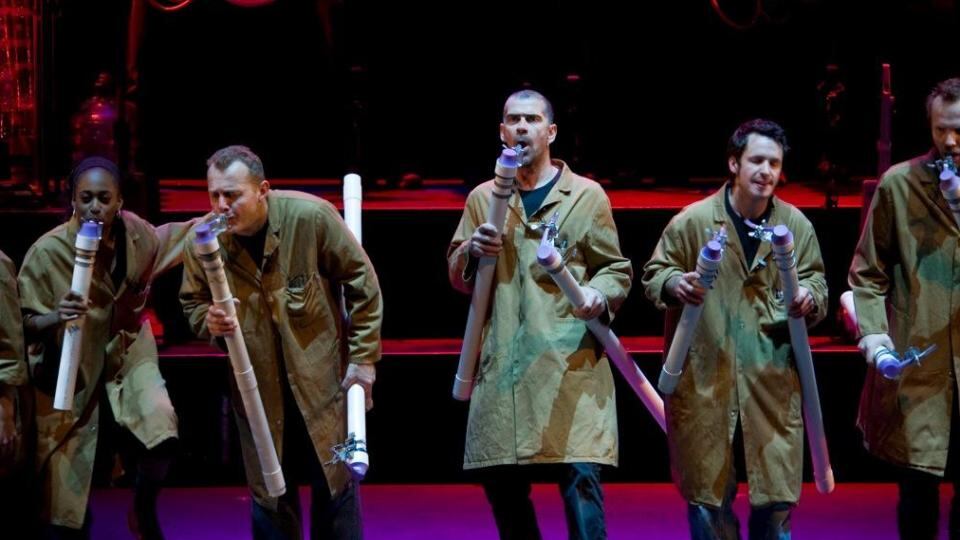 When it comes to using brushes, trolleys, matchboxes, lighters, bins and paint cans to create exhilarating and intoxicating rhythms, the Stomp performers are among the best in the world