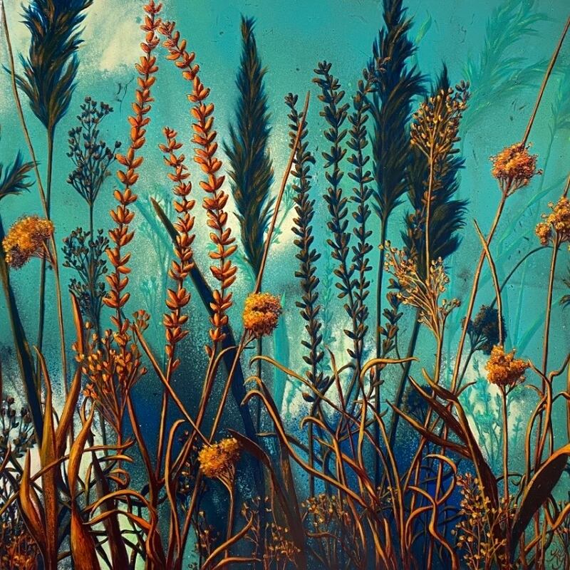 Dormant Fen by Kathrine Geoghegan (€1,200) can be viewed at the Botanical and Floral Art exhibition in Phoenix Park visitors' centre