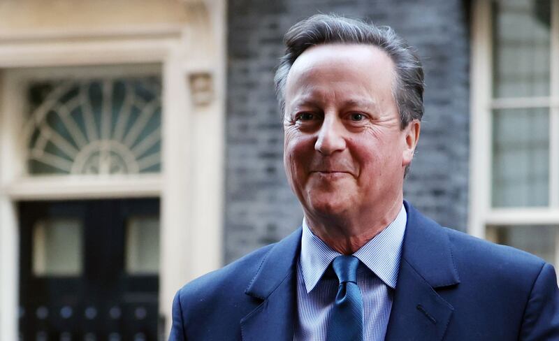 David Cameron quit as prime minister in June 2016 over the Brexit vote results. Photograph: EPA