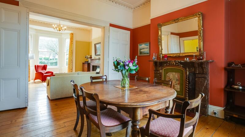 The dining room
