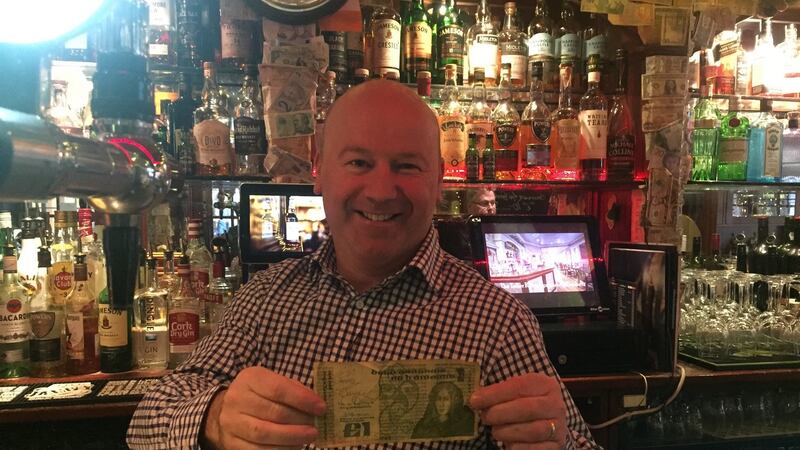 Alan Campbell in The Bankers Bar 