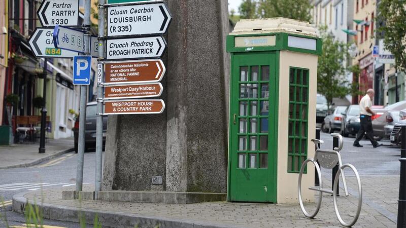 ‘Mini’ civil war: Westport, Co Mayo. Photograph: Dara Mac Dónaill
