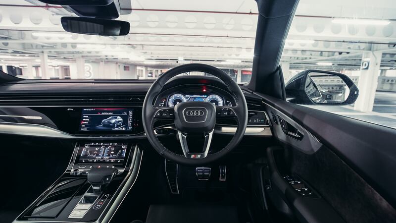 Audi Q8 50 TDI: there’s little that suggests “coupe” about this car’s handling characteristics.