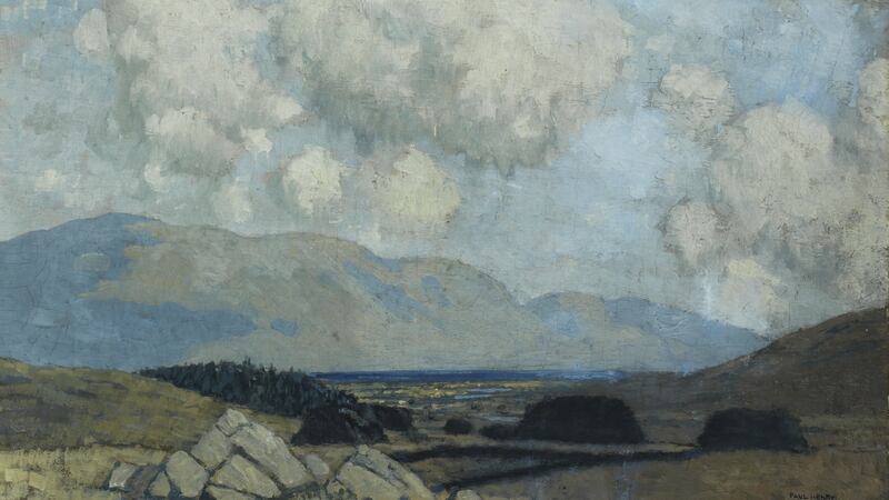 ‘Lough Corrib from Glenadda’ by Paul Henry, for auction  at Bonham’s with an estimate of £40,000-£60,000