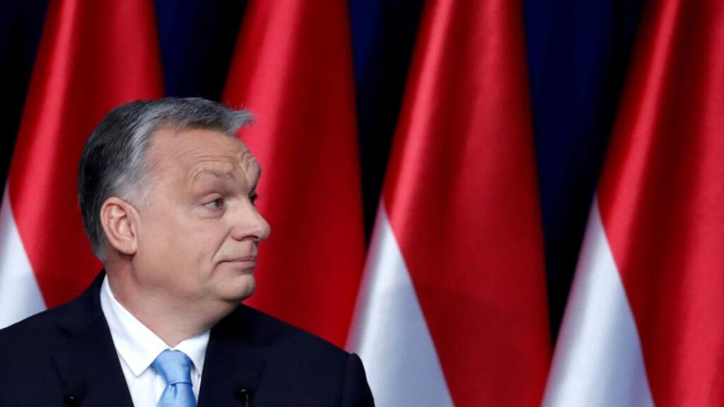 Hungarian prime minister Viktor Orban in Budapest on February 10th, 2019. Photograph: Bernadett Szabo/Reuters/File