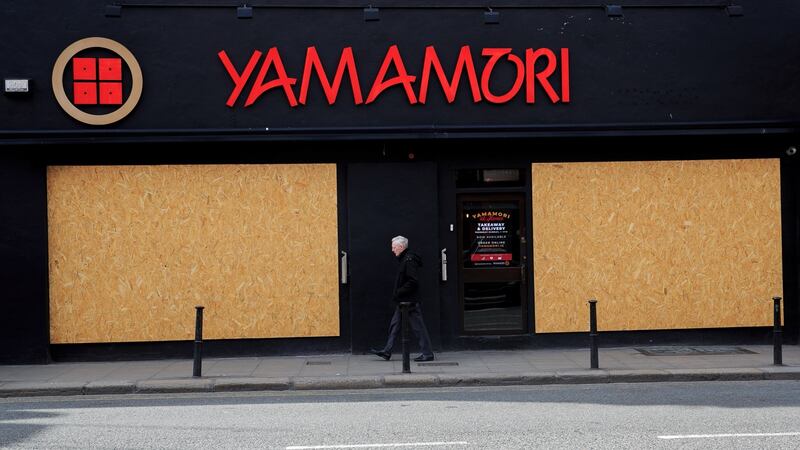 Yamamori restaurant in Dublin city centre during April. Photograph: Gareth Chaney/Collins