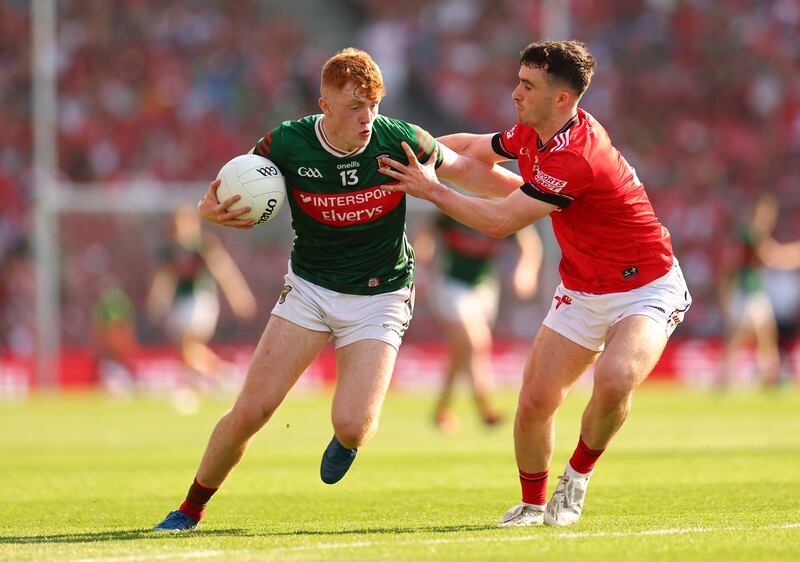 Darragh Beirne will start for Mayo in the final against Kerry. Photograph: James Crombie/Inpho