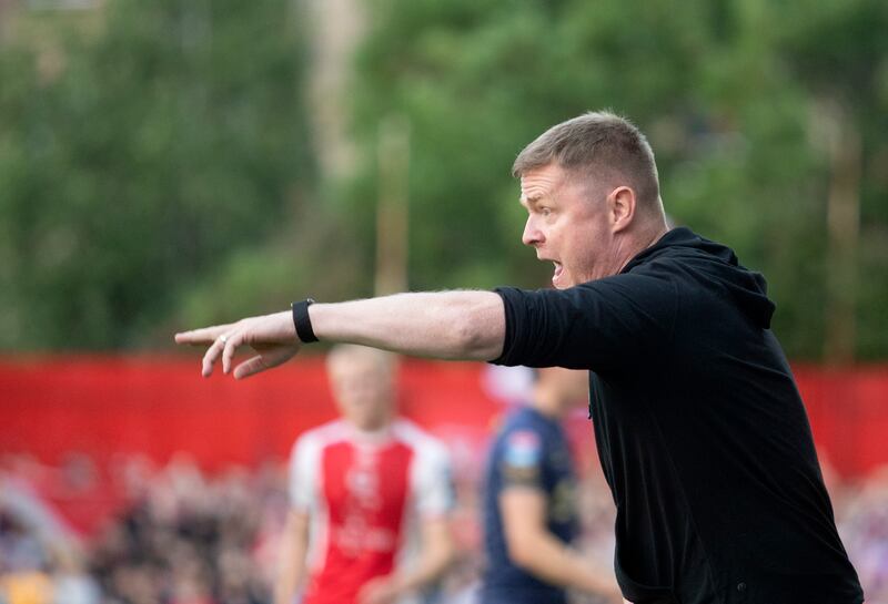 Damien Duff during Shelbourne's game against St Pat's last week. Photograph: Dan Clohessy/Inpho