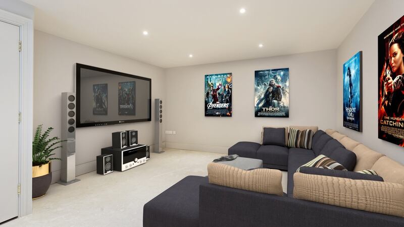 Cinema room at Number 1.