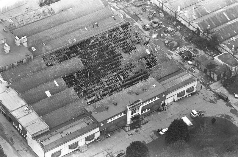 The aftermath of the Stardust nightclub fire in February 1981. Photograph: Tom Lawlor