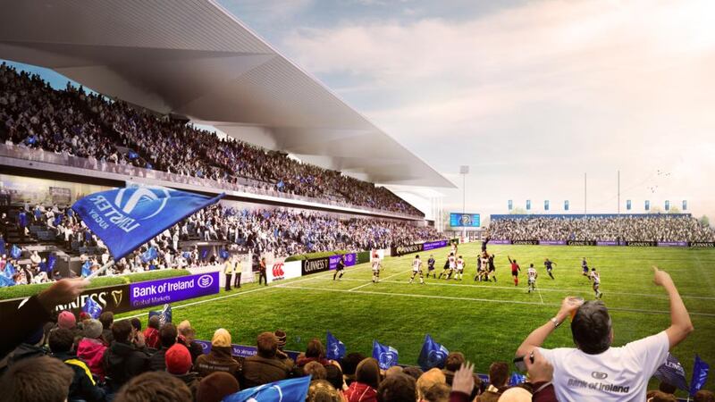 An impression of the redeveloped RDS arena. Photograph: Newenham Mulligan/Grimshaw via Leinster Rugby