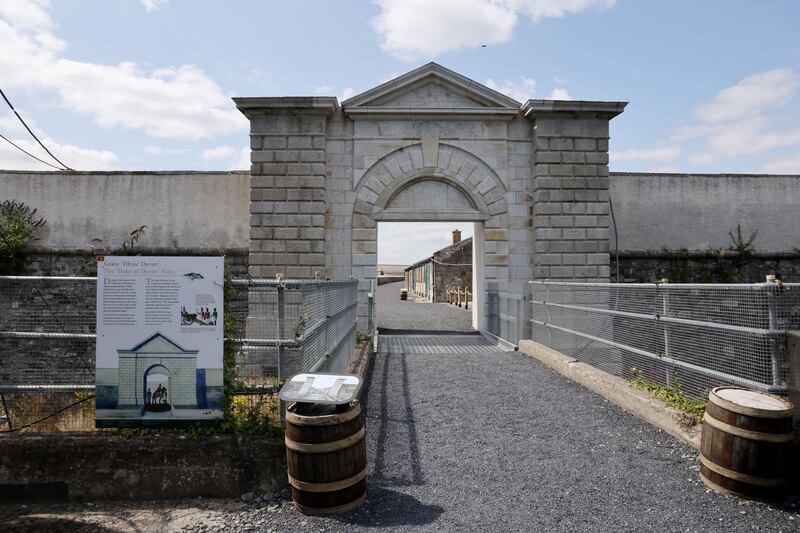 The reinstated Duke of Dorset Gate at the Magazine Fort. Photograph: Alan Betson/The Irish Times