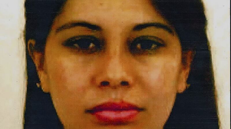 Lucero Guadalupe Sánchez López (29) a Mexican former lover of Joaquin Guzman, who took the stand in the trial of the Mexican drug lord. Photograph:   Eastern District of New York/AFP/Getty Images