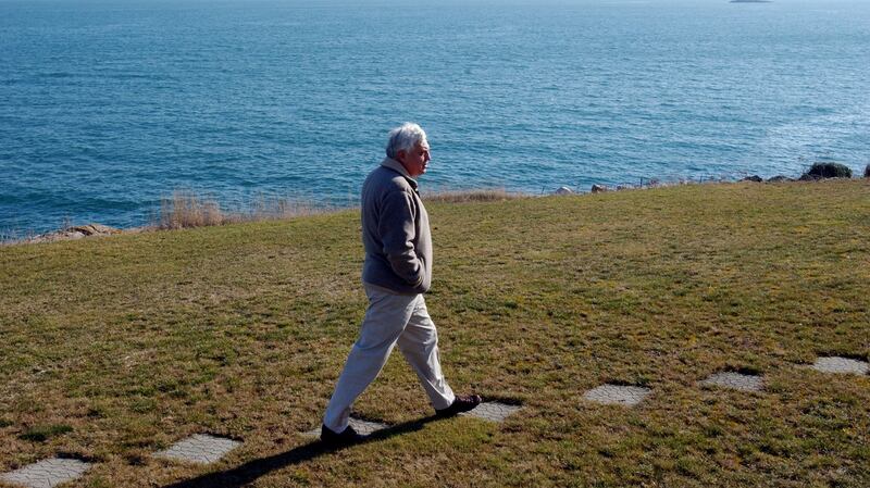 The broadcaster and journalist John Simpson in Dalkey, Co Dublin. Photograph: Eric Luke