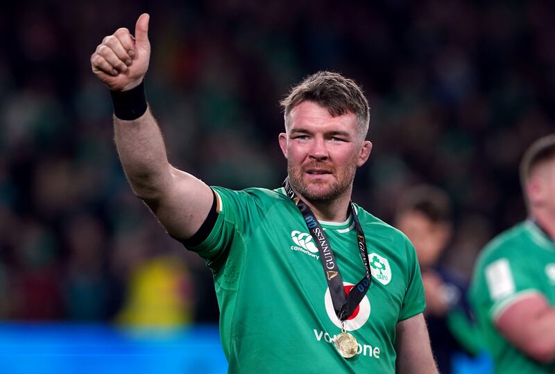 Ireland's Peter O'Mahony after the match. Photograph: Brian Lawless/PA Wire