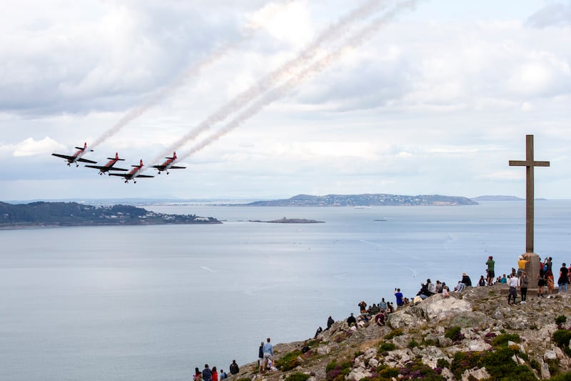 Bray Air Display: Royal Jordanian Falcons. Photograph: Tom Honan