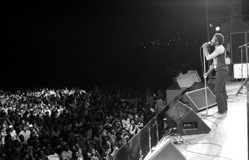 Jimmy Cliff performing in Jamaica in 1982. Photograph: Ebet Roberts/Getty Images