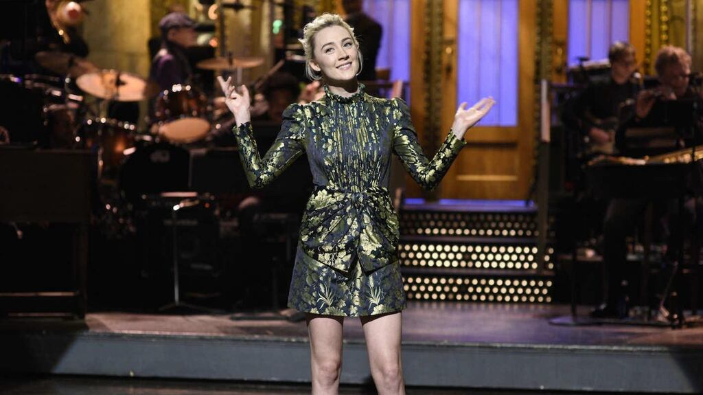 Saoirse Ronan: her accent probably sounds a bit mixed up because she moved around a lot as a child