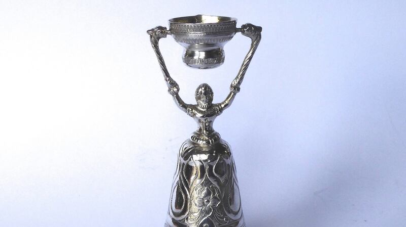 German silver Wager Cup from 1896, €695, The Silver Shop Powerscourt Centre.