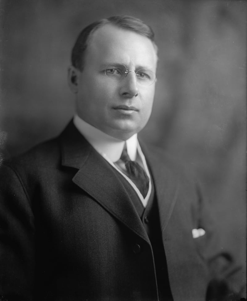 James M Cox, great-grandfather of Fergie Chambers, ran for the Democratic Party in the 1920 US presidential election. Photograph: Harris & Ewing Collection/US Library of Congress