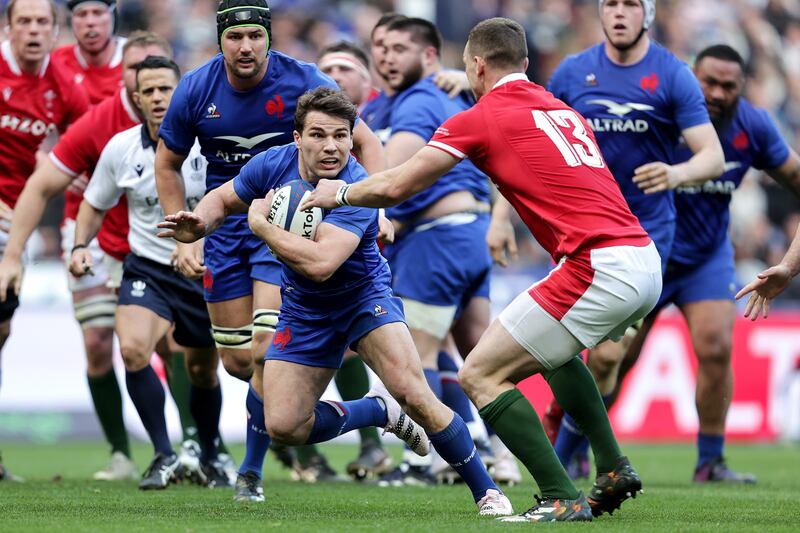 Antoine Dupont: his sublime and inspirational performances, combined with his phenomenal leadership by example, is capable of driving this French team to new heights. Photograph: Laszlo Geczo/Inpho