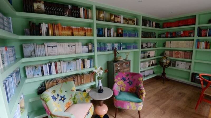 The 'ego room' in John Boyne’s Dublin house. Photograph: Alan Betson