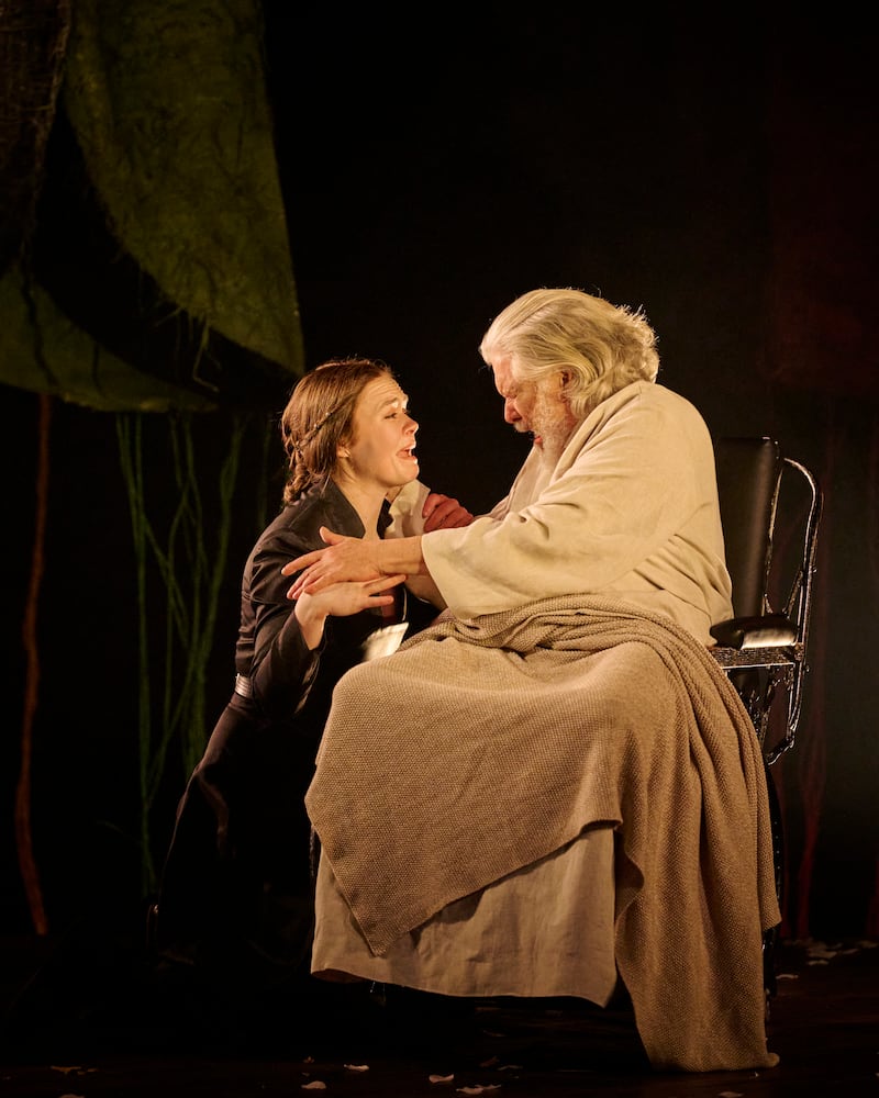 King Lear: Emma Dargan-Reid and Conleth Hill. Photograph: Ros Kavanagh