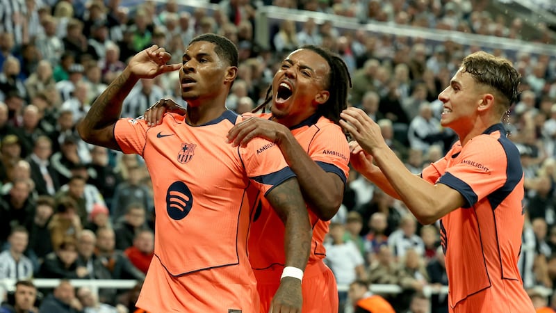 Marcus Rashford finds goalscoring touch as Barcelona win at Newcastle