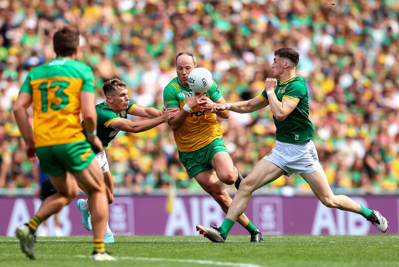Donegal's Michael Murphy showing the benefit of living his life right. Photograph: Tom O’Hanlon/Inpho