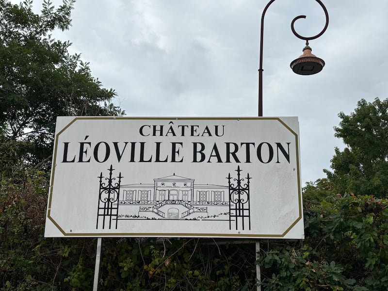 Chateau Leoville Barton, the name of an Irish-French winemaking family begun by the Fermanagh-born Thomas Barton in 1722 and now in its 10th generation. Photograph: Naomi O'Leary