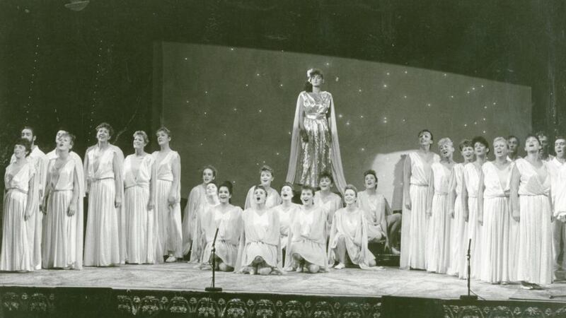 A team from Packard Dublin during a John Player Tops competition.