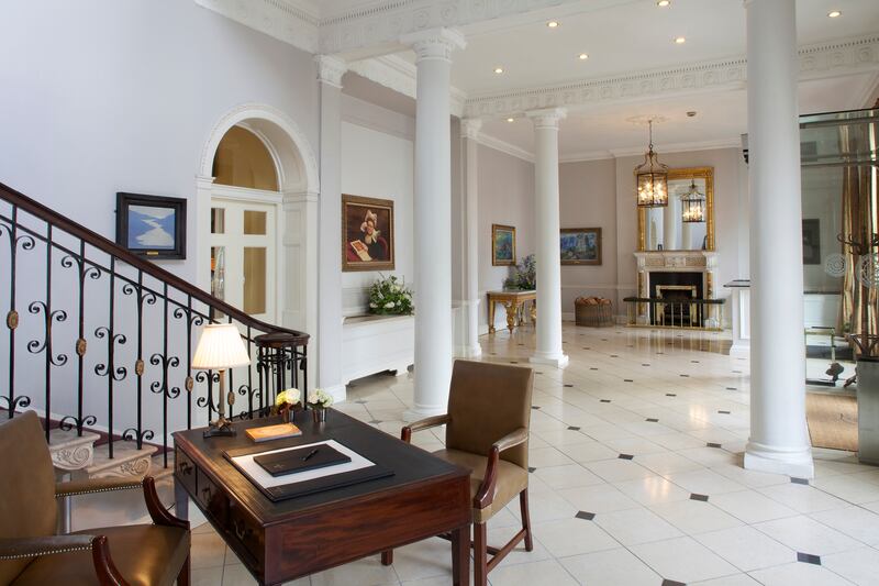 The Merrion Hotel front hall