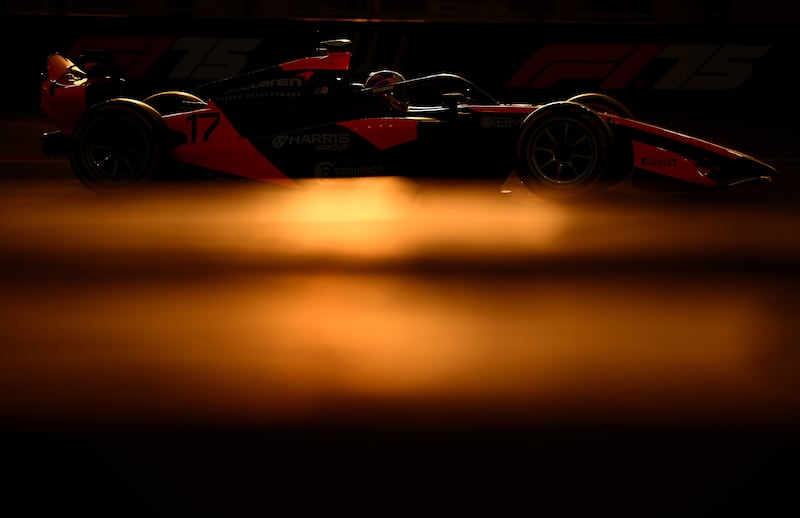 Alex Dunne on track in Jeddah in April. Photograph: Clive Mason/Getty Images