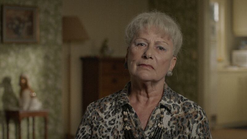 Laura Liberatore plays author Misha Defonseca in a scene from the docudrama Misha and the Wolves.