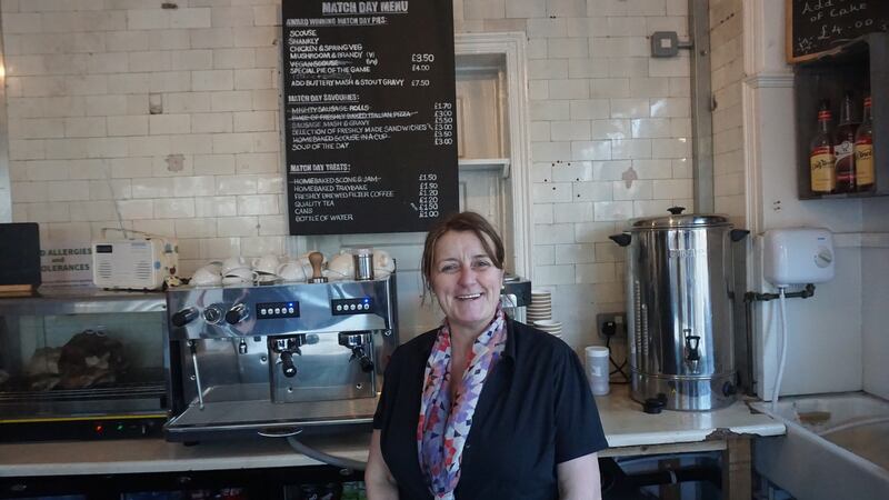 Angela McKay manages Homebaked, a cafe just opposite Anfield. It is among the community enterprises trying to make a difference to those in need in Liverpool.