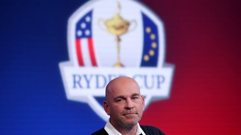 A small number of AIB clients will catch Europe Ryder Cup team captain Thomas Bjorn  at Le Golf National in France later this month. Photograph: PA Wire