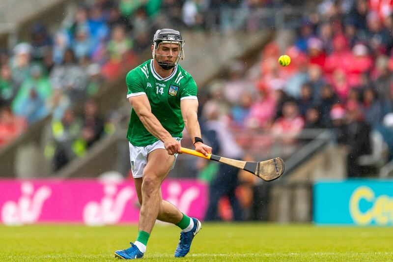 Limerick’s Aidan O'Connor against Cork in the Munster final. Photograph: Morgan Treacy/Inpho