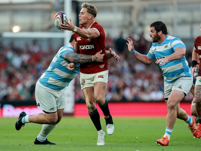 Lions wing Duhan van der Merwe. Photograph: Dan Sheridan/Inpho