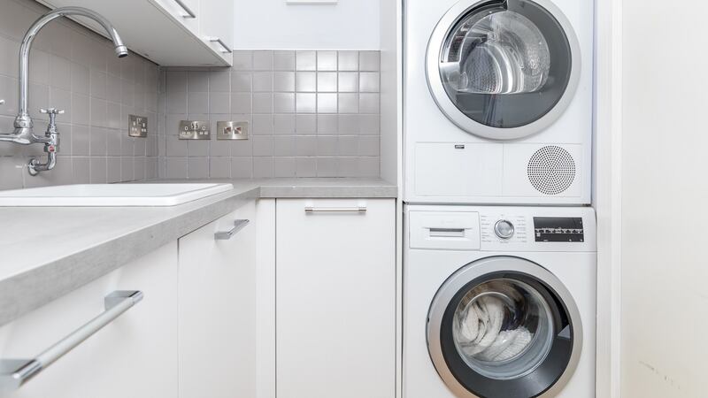 The laundry area