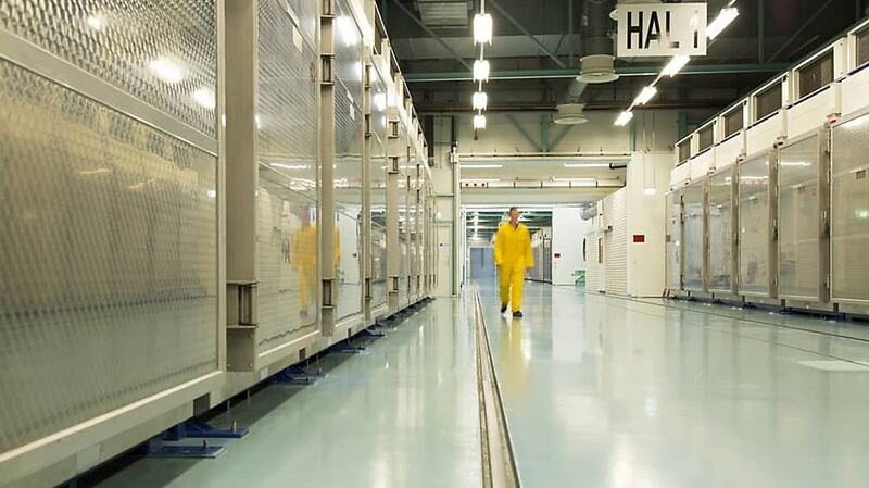 The interior of the Fordow Uranium Conversion Facility in Qom, in the north of Iran. Photograph: Atomic Energy Organization of Iran/AFP/Getty 
