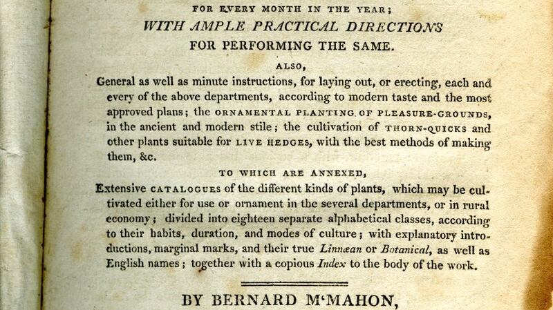 Bernard McMahon’s The American Gardener’s Calendar   urged American gardeners to comb the local fields and woodlands for “the various beautiful ornaments with which nature has so profusely decorated them”.
